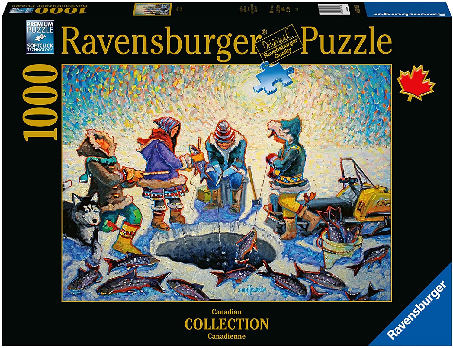 Ravensburger Canadian Collection Ice Fishing 1000 Piece Puzzle image 0